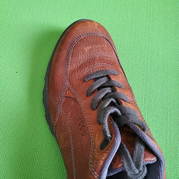 New Ecco Tan Leather Full Grain Sneakers (Size EU 43; US 10) - Picture 11 of 14